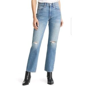 Slvrlake Stella High Waist Slim Straight Leg Jeans In Badland Size 24